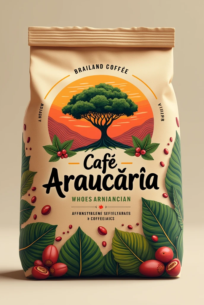 a Brazilian coffee brand called “Café Araucária” 