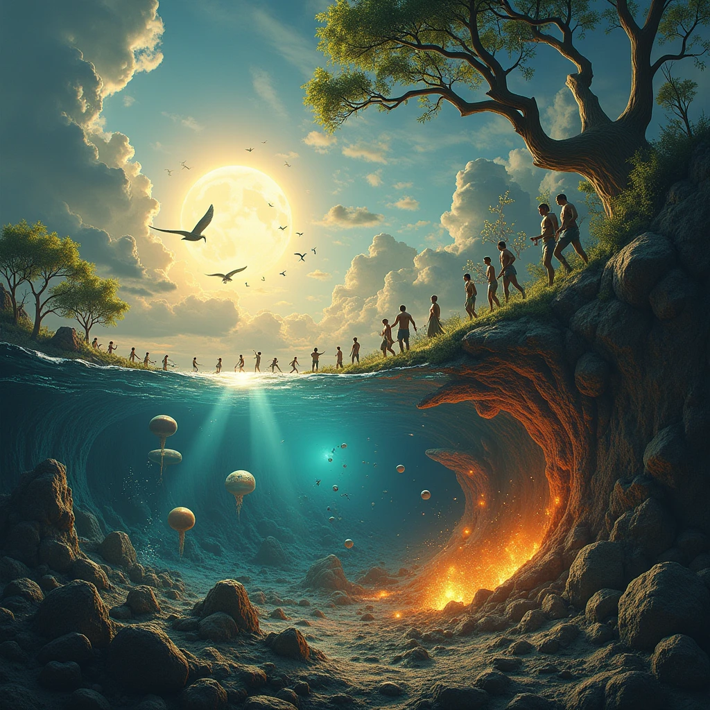Expressing scientific evolution on earth