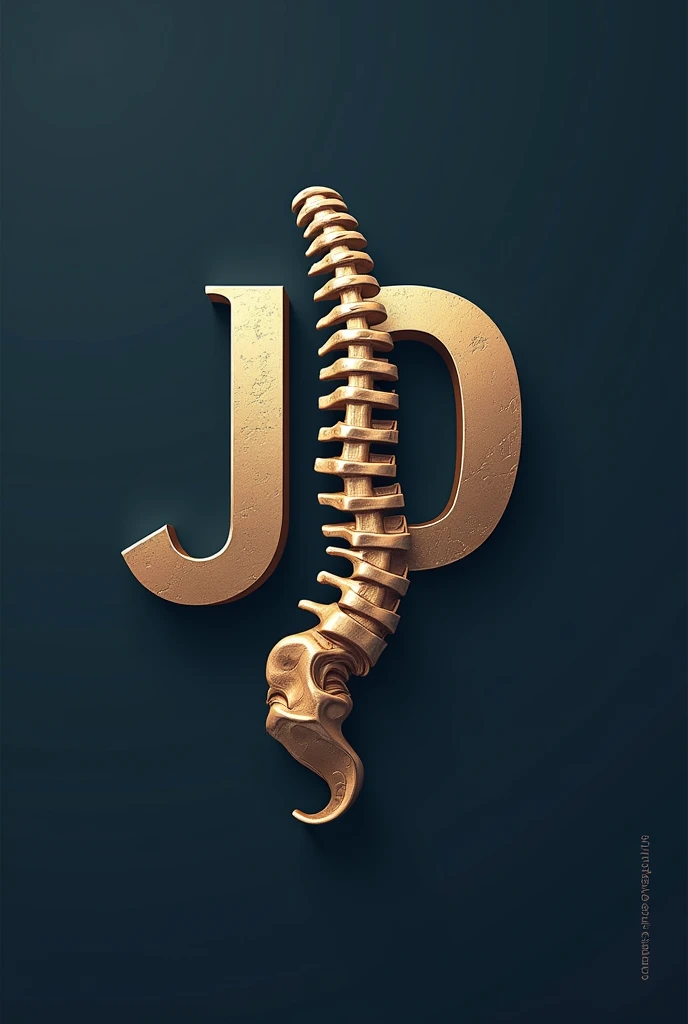 persona logo for a physiotherapy company, initials J and O. that has weight, body movement, vertebral column