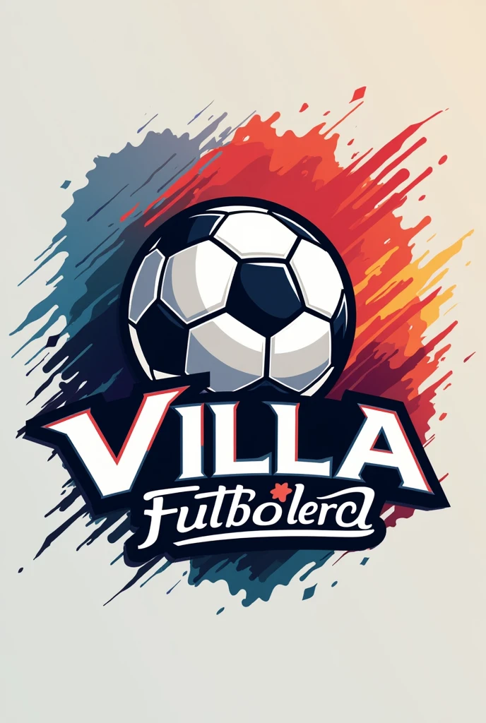 Logo for a sports program called VILLA FUTBOLERA 
