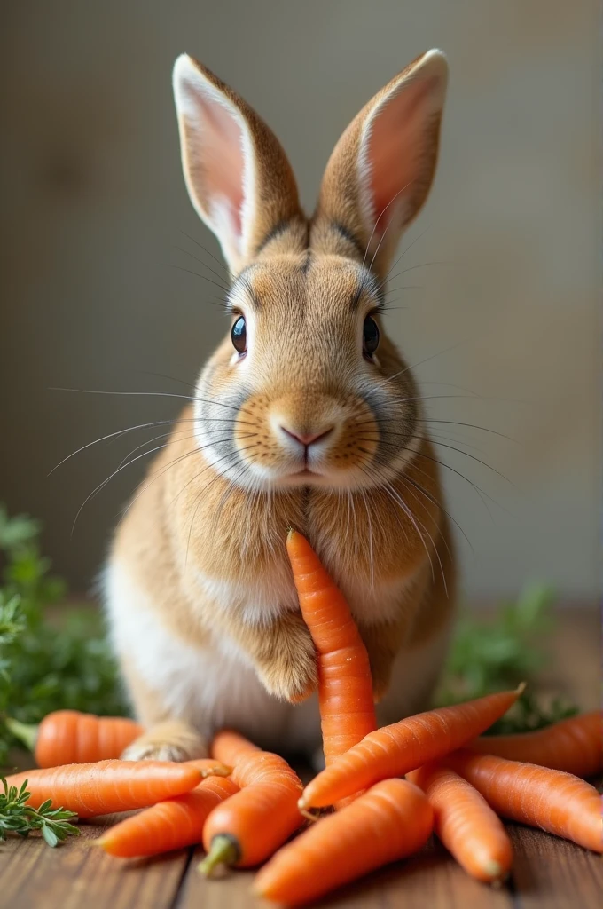 irresponsible rabbit who leaves carrots lying around
