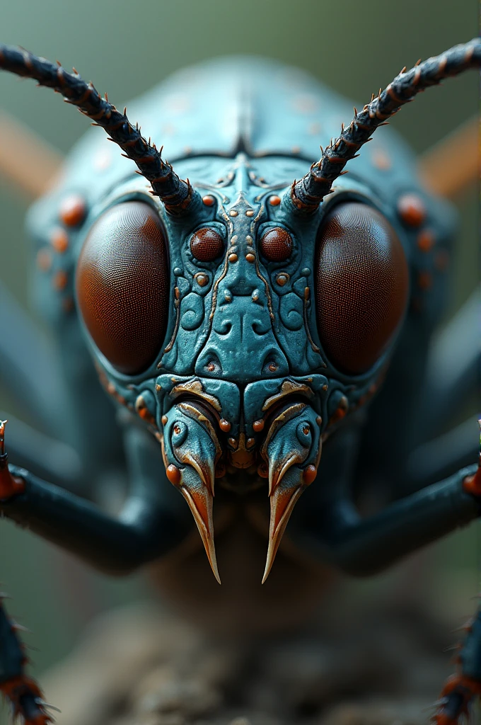 Face of an insect
