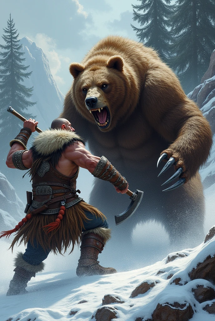 Vicking and bear