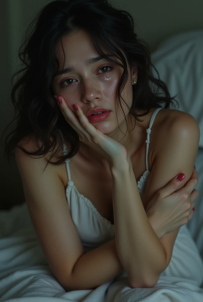 Woman crying