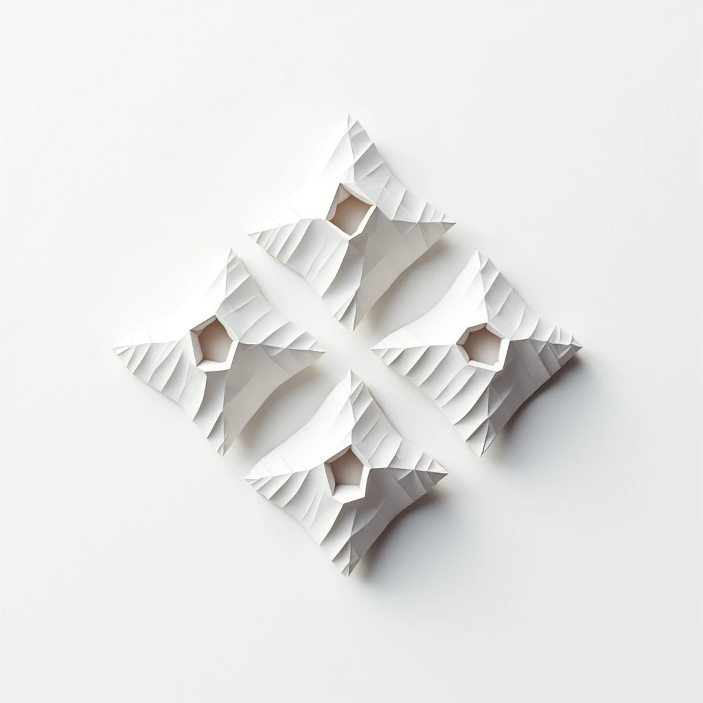 Logo, The Minimalists, design, three diamond-shaped papers ♦️, Harbin Sofia Church,church,Heilongjiang,architecture,Snow,snowflake,Paper Cutting,flat