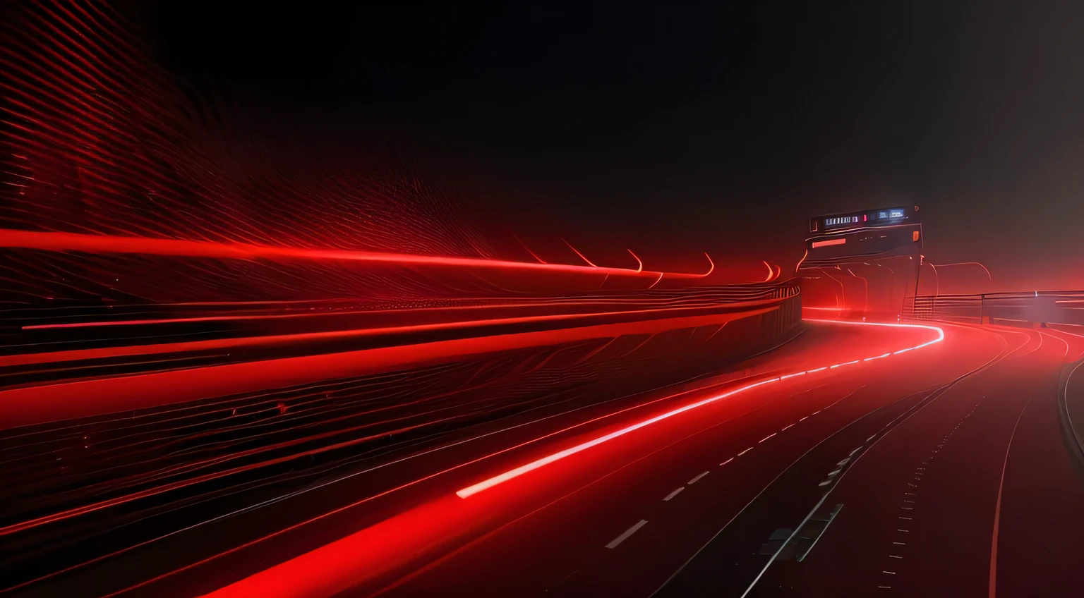 blurRed image of a Red light streaks on a black background, glowing Red, Volumetric Lighting. Red, flashy Red lights, soft Red lights, vibrant Red 8k, Red neon lights, Red glow, Interesting background, Red lights, cinematic and dramatic Red light, Light Trails, by Kuno Wieber, Red mood in background, glowing lines