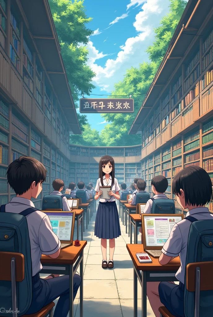 No, that different images of the anime fundamental paper education appear and each one is assigned a number