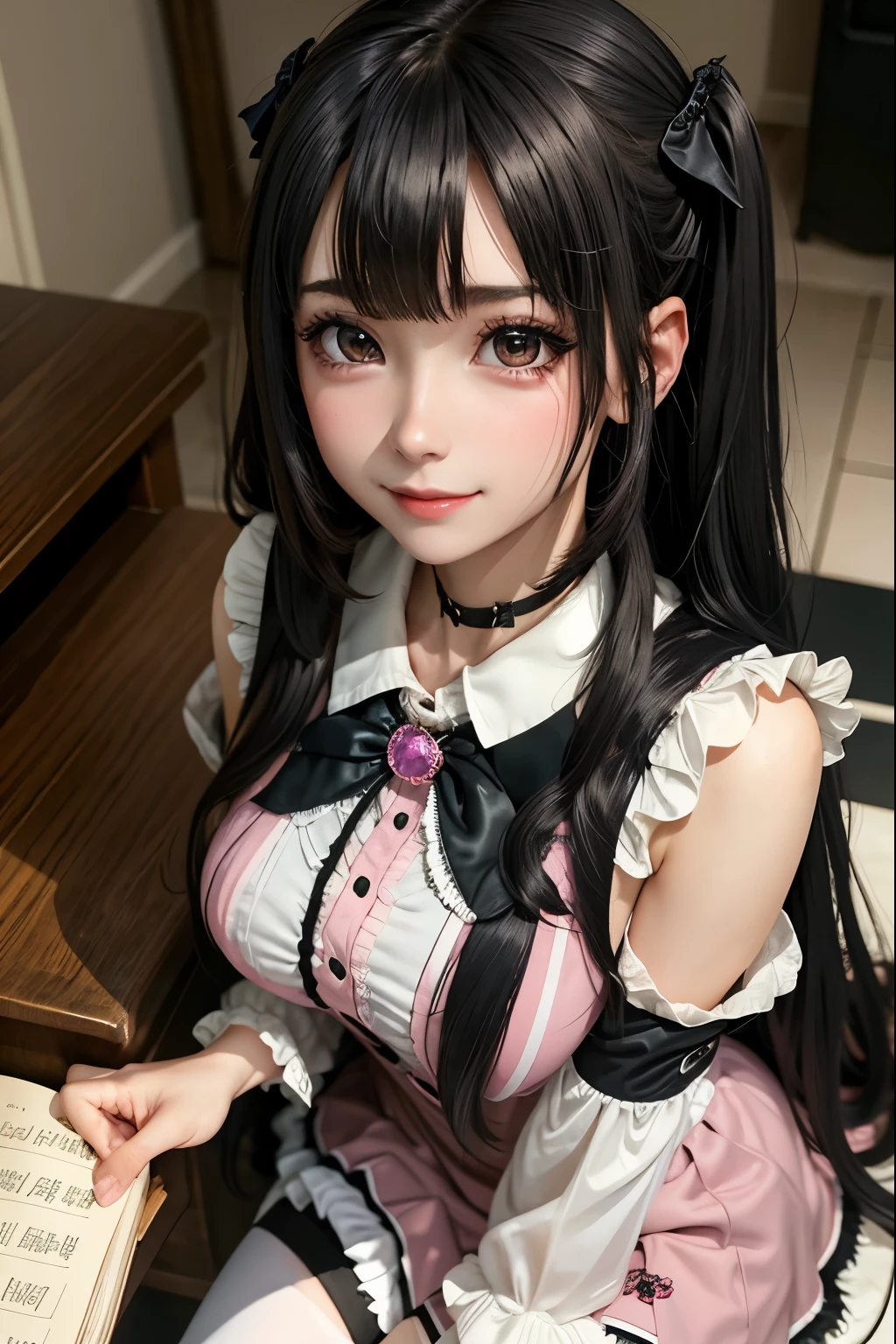 high school girlブレザー、high school girl、Red checked skirt、JK Style、Jacket、smile、garter、Knee socks、Panty stocking、Otherworldly beauty、Really cute、boredom、Extraordinary beauty、Dark black eyeshadow、sorrow、Good skin radiance、Long Hair Straight Hair、Dark Gothic Makeup、暗いsmile、Beautiful woman、Stained Glass Background、On the table、Highest quality、5 reference books、Sweat glistens on my chest、Sweat glistens on my face、Thigh sweat、sweating、Black frill East size Regular size、Dark pink hair、2、Sweat on your thighs、Sweat a lot and become sticky。、My thighs are sticky and shiny、Sweating on thighs and chest、Small breasts、Slightly slim、Sweating all over the body、play piano、sit and play an instrument、Thin legs、Two people、Lesbian couple、hug、私の女友達はReally cute顔をしている、My female friend has a very beautiful face.、Do lesbian play、Super straight hair、Extremely fair skin、Piano performance、Sexy expression、Sit in front of the piano、