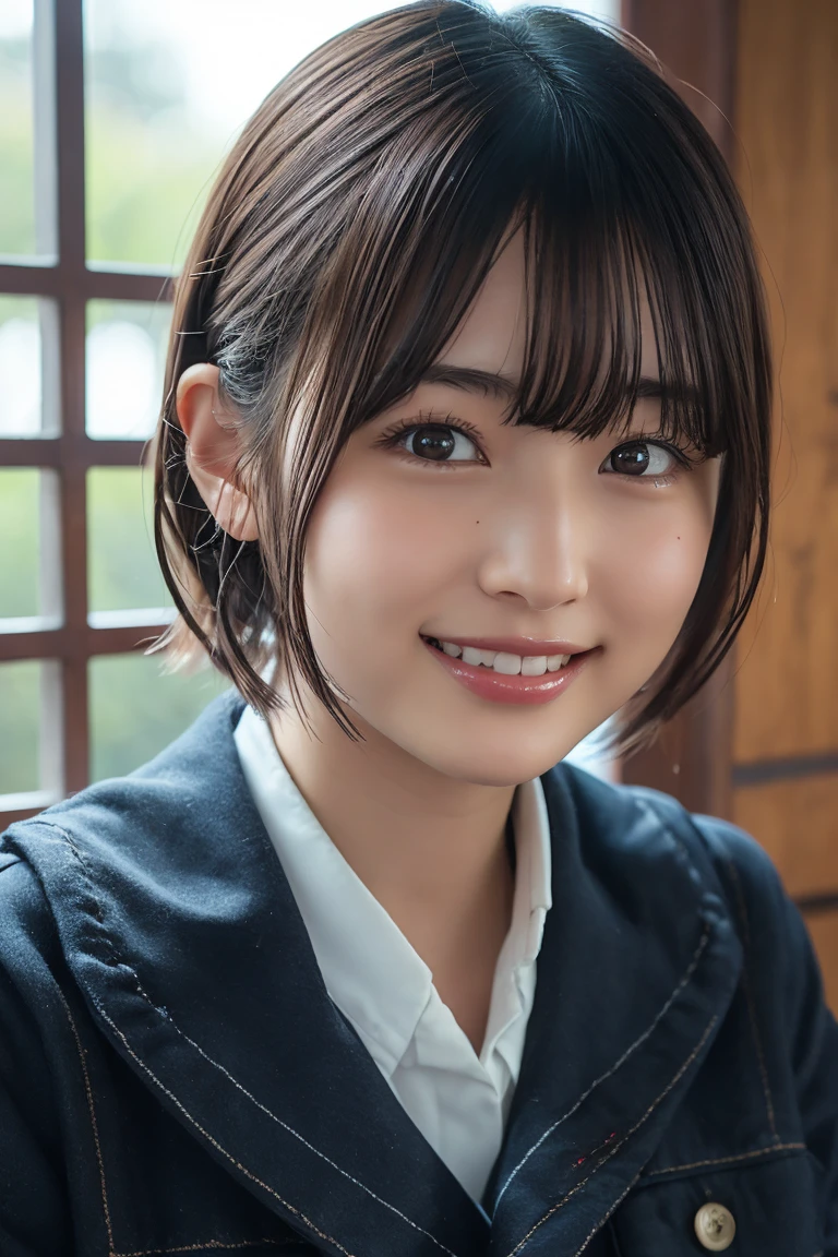 ＃Brown Hair　＃Short Hair　＃real　＃smile＃Japanese＃Adult Women　＃40s　

