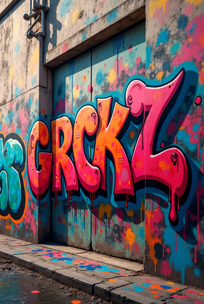 Colorful graffiti