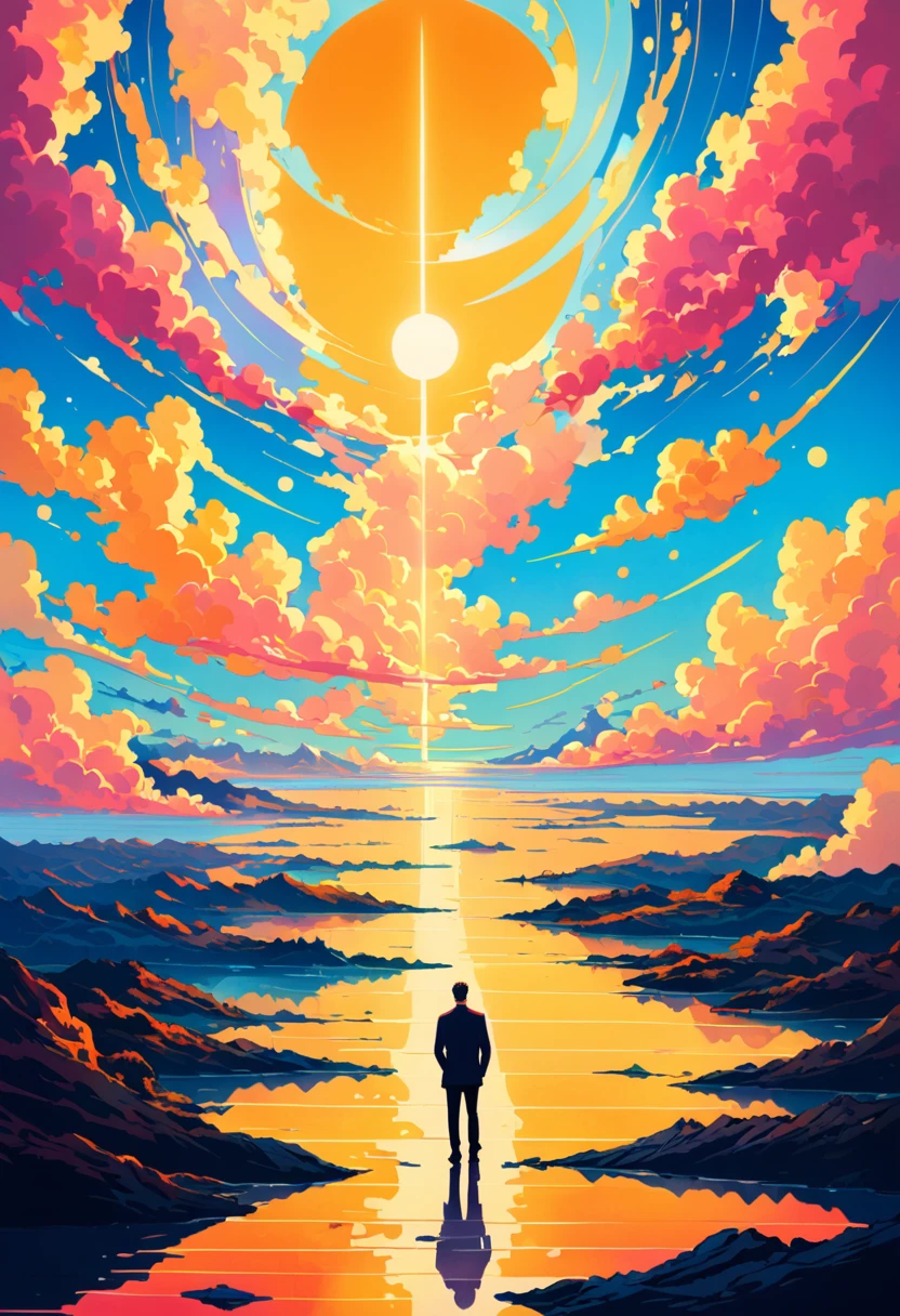 Surreal scene, Aaron Hawkey's paintings, Mysterious Landscape Photography, balloon, Butterfly, bat, Wind Effect,