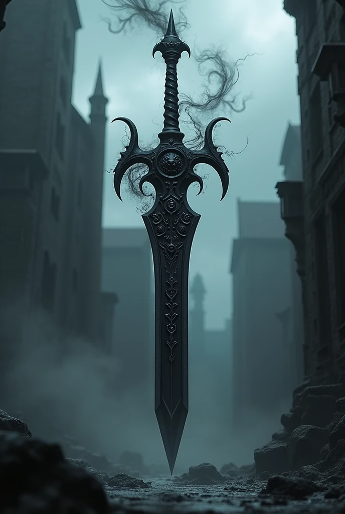 dark gothic style demonic sword