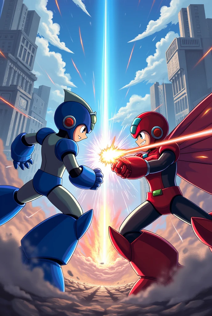 Megaman versus zero
