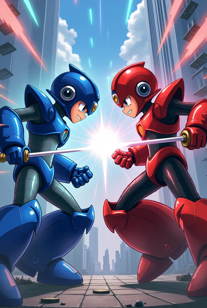 Megaman versus zero