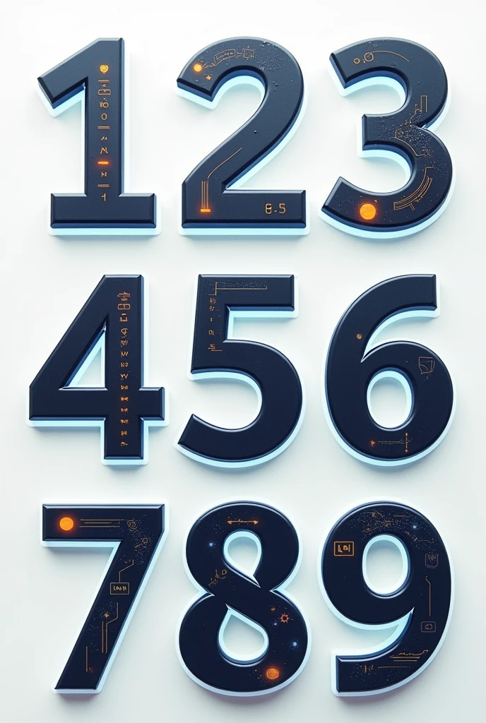 that the numbers are from 1 to 9