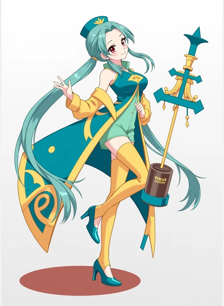 a cartoon character with long ponytails holding a needle, (ponytail forehead hair pulled back:1.3), (black hair:1.3), anime style, from girls frontline, fine details. girls frontline, girls frontline universe, girls frontline style, girls frontline, girls frontline cg, soft anime illustration, 2 0 2 2 anime style, 2022 anime style, pixiv contest winner, pretty anime character design, render of april

