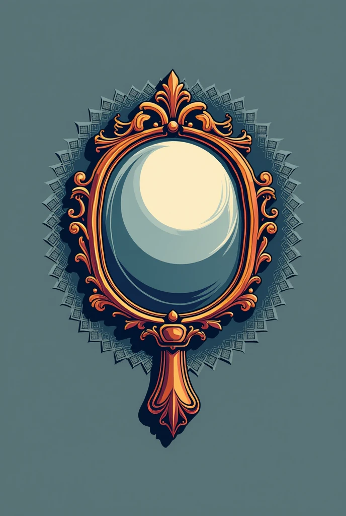 Logo for online news portal named" Mirror Bangla"