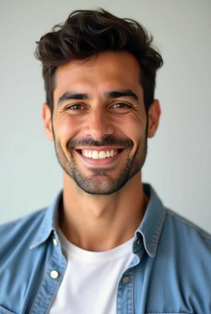 Profile photo for a social network of a young 2 Canarian man