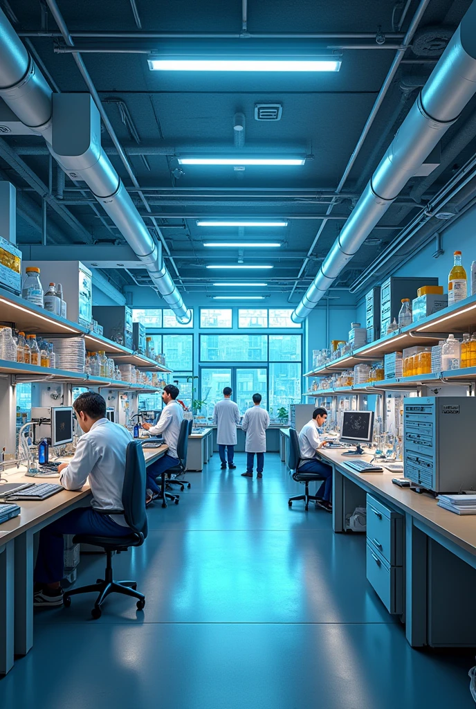 image about what areas and zones does a research laboratory include?