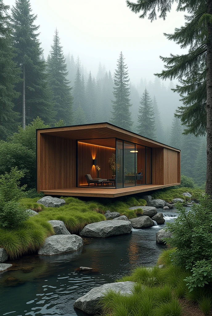 Pictures of a modern hut