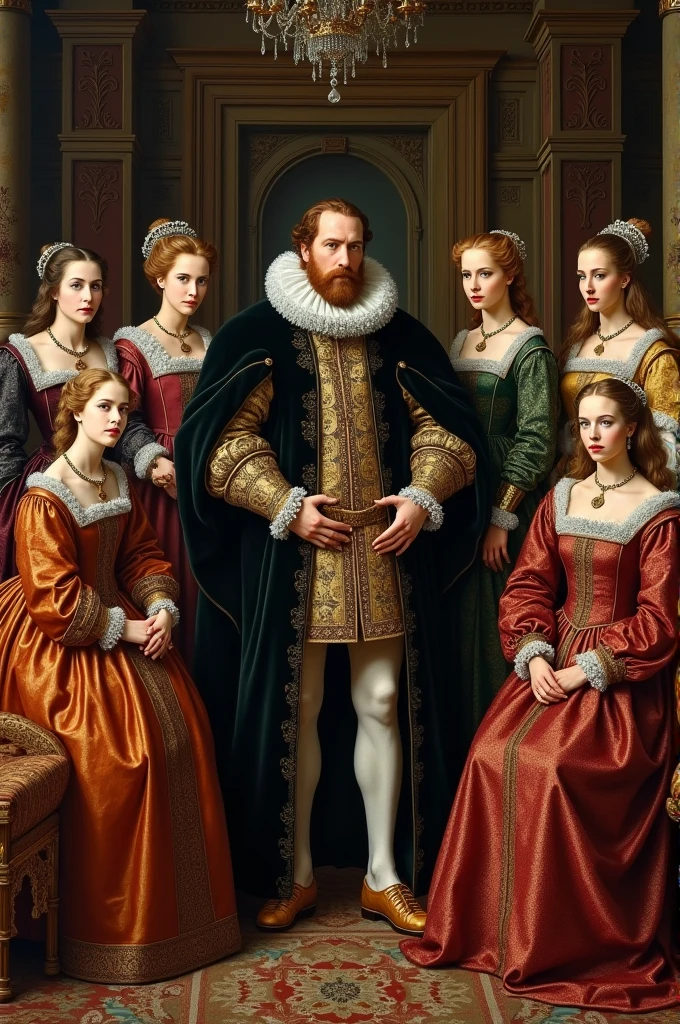 Henry VIII and his six wives