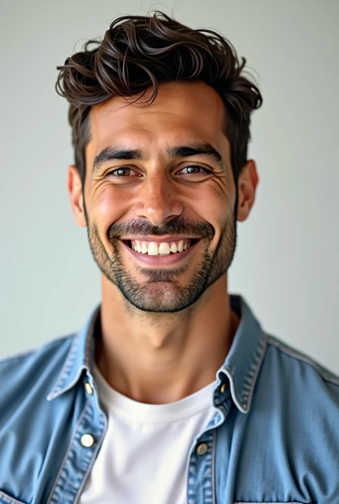 Profile photo for a social network of a young 2 Canarian man