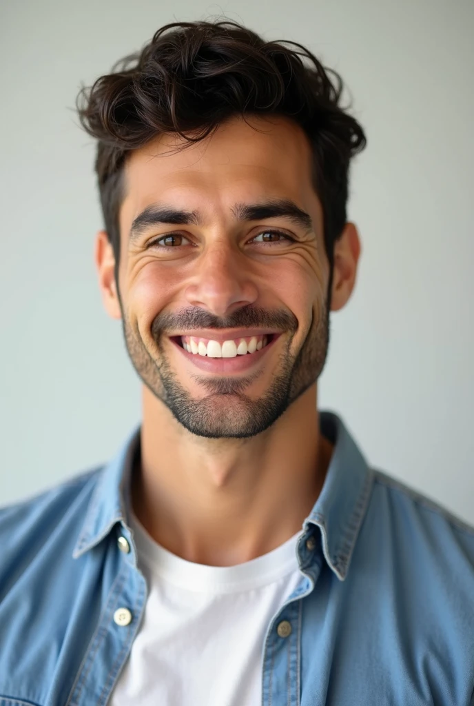 Profile photo for a social network of a young 2 Canarian man
