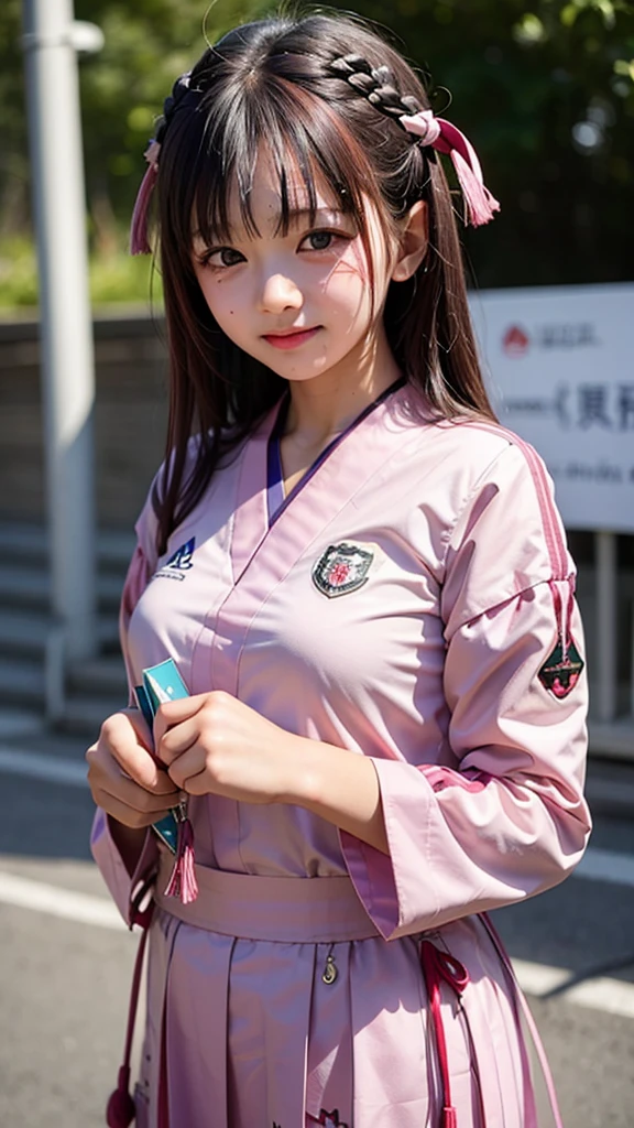 1 girl,japanese school,Graduation Ceremony,Graduation certificate in hand,Tears in eyes,Student Graduation Ceremony,graduation ceremony venue,Alumni