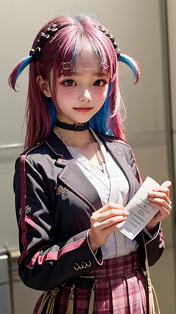 1 girl,japanese school,Graduation Ceremony,Graduation certificate in hand,Tears in eyes,Student Graduation Ceremony,graduation ceremony venue,Alumni