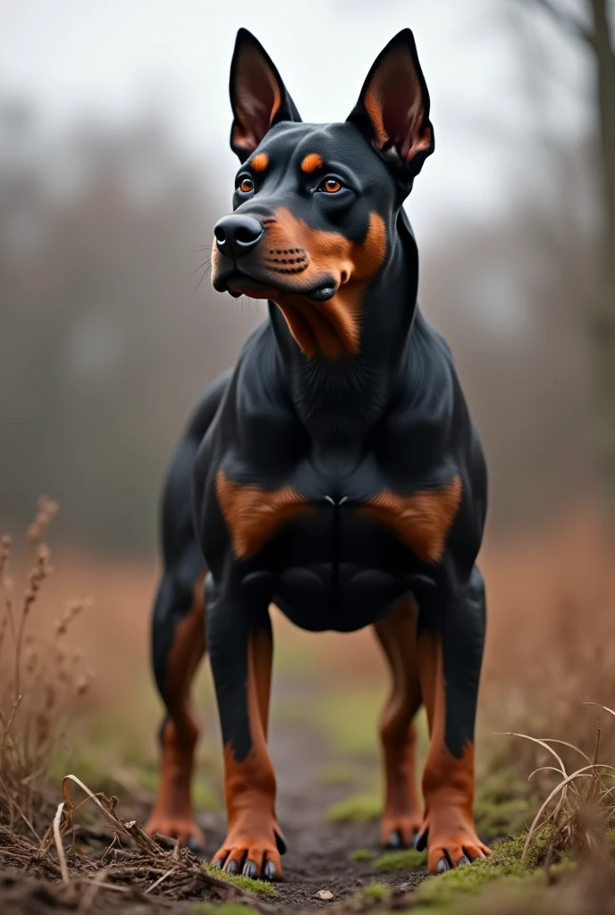 Pitbull cross with Doberman