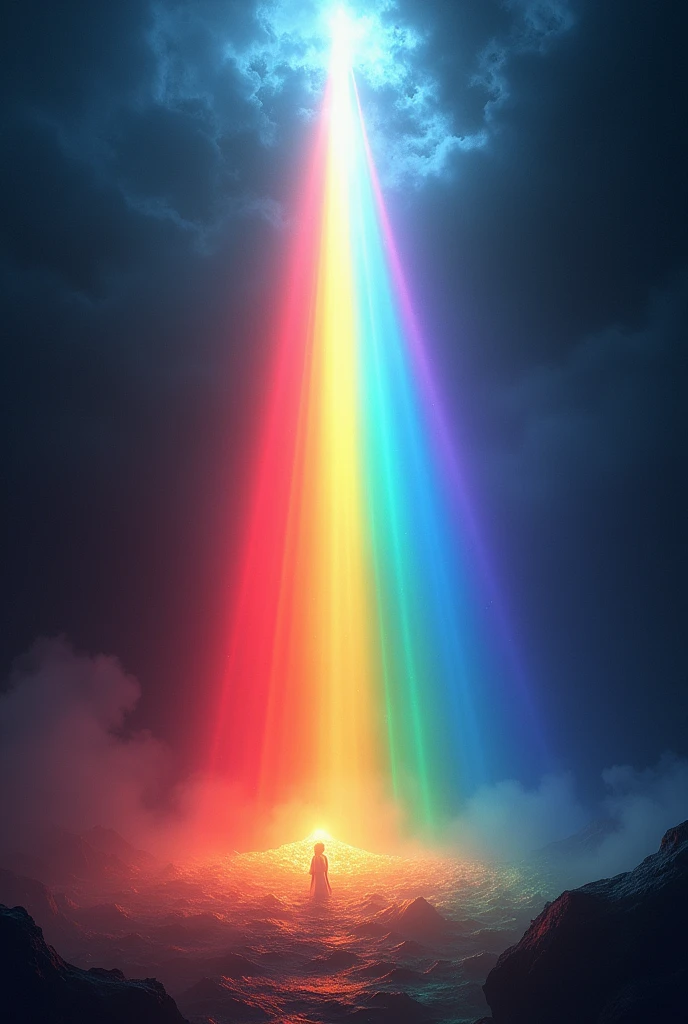 Create a rainbow beam