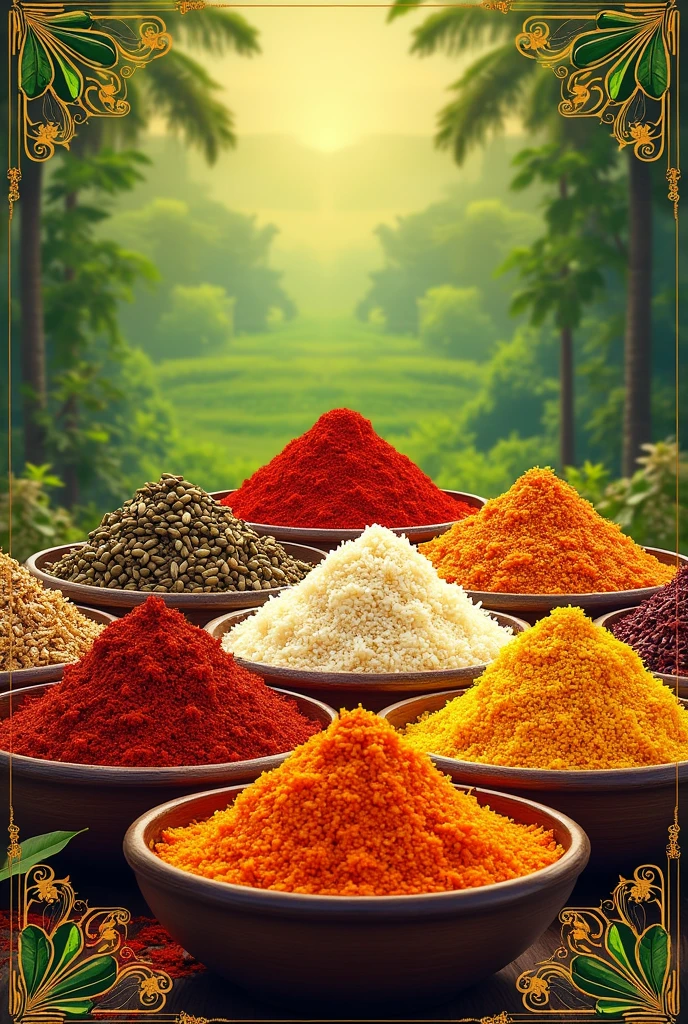 Make poster for advertising indian spices and rice
Make the heading smaller