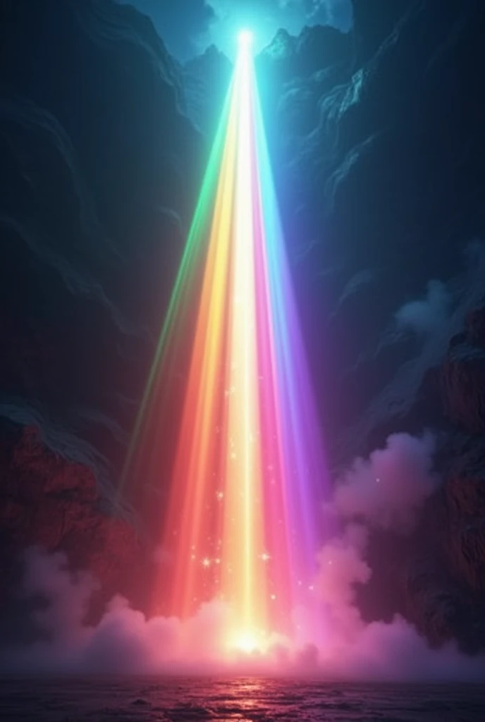 Create a rainbow beam