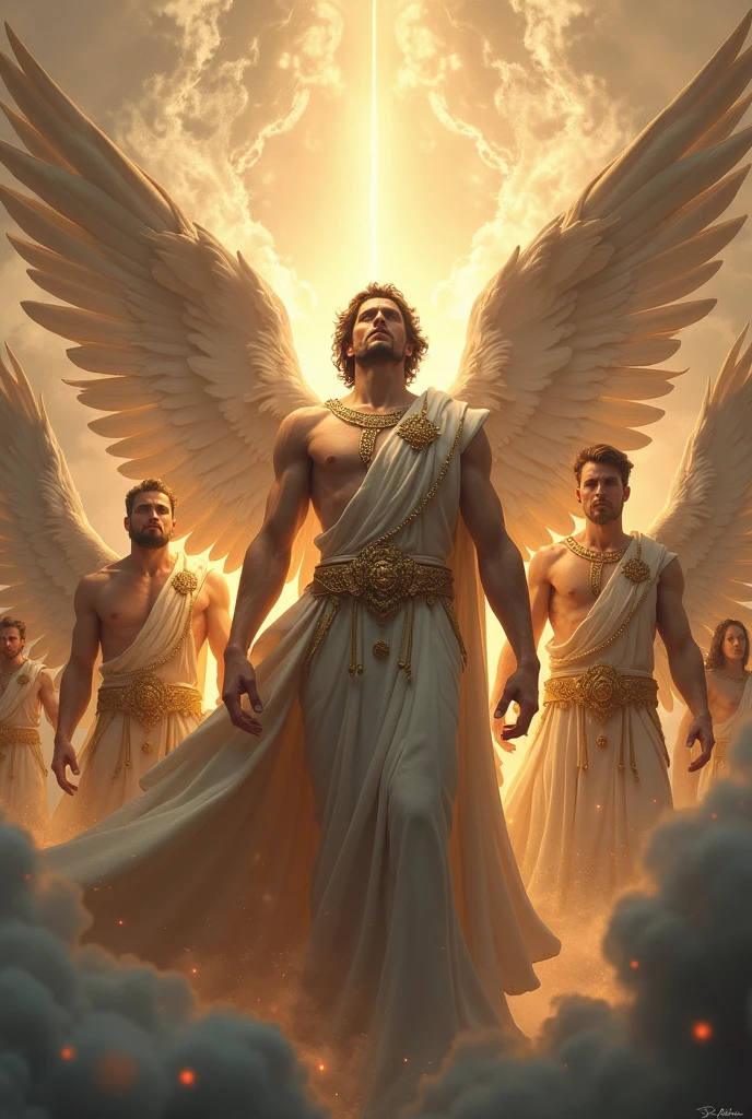 Being Masculine Angels, Archangels, cherubim and seraphim together