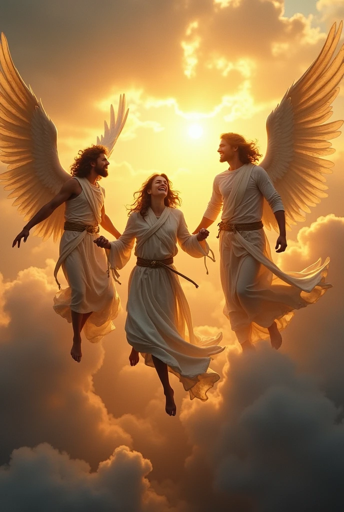 Male Angels carrying God's message to earth