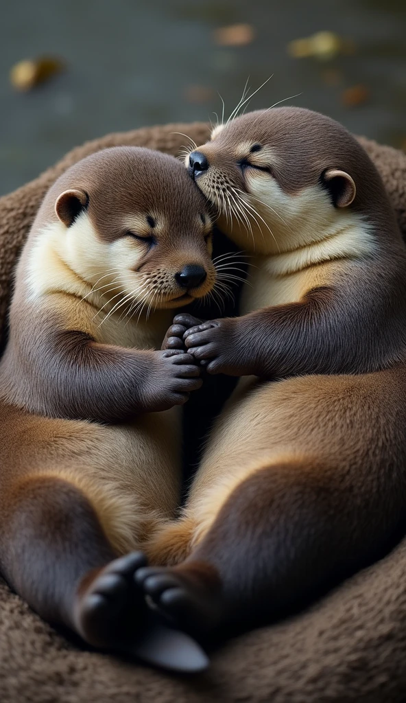 Sea Otters Hold Hands While Sleeping