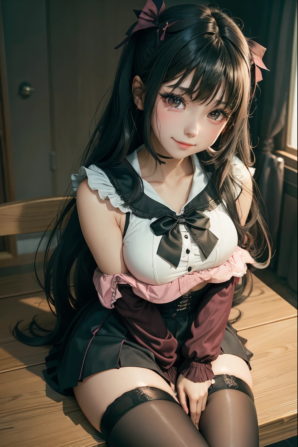 high school girlブレザー、high school girl、Red checked skirt、JK Style、Jacket、smile、garter、Knee socks、Panty stocking、Otherworldly beauty、Really cute、boredom、Extraordinary beauty、Dark black eyeshadow、sorrow、Good skin radiance、Long Hair Straight Hair、Dark Gothic Makeup、暗いsmile、Beautiful woman、Stained Glass Background、On the table、Highest quality、5 reference books、Sweat glistens on my chest、Sweat glistens on my face、Thigh sweat、sweating、Black frill East size Regular size、Dark pink hair、2、Sweat on your thighs、Sweat a lot and become sticky。、My thighs are sticky and shiny、Sweating on thighs and chest、Small breasts、Slightly slim、Sweating all over the body、Ah, I play the synthesizer.、sit and play an instrument、Thin legs、Two people、Lesbian couple、hug、私の女友達はReally cute顔をしている、My female friend has a very beautiful face.、Do lesbian play、Super straight hair、Extremely fair skin、Synthesizer playing、Sexy expression、sit at a synthesizer、The expression of someone who is trying to hold back from masturbating、