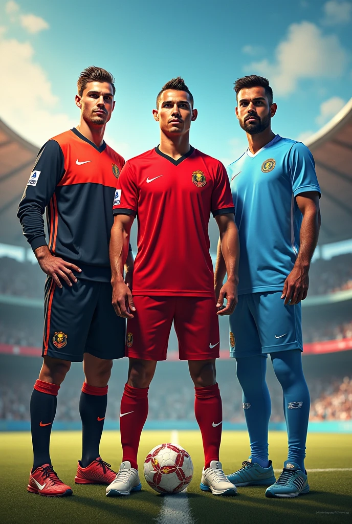 Ishowspeed with Ronaldo and virat