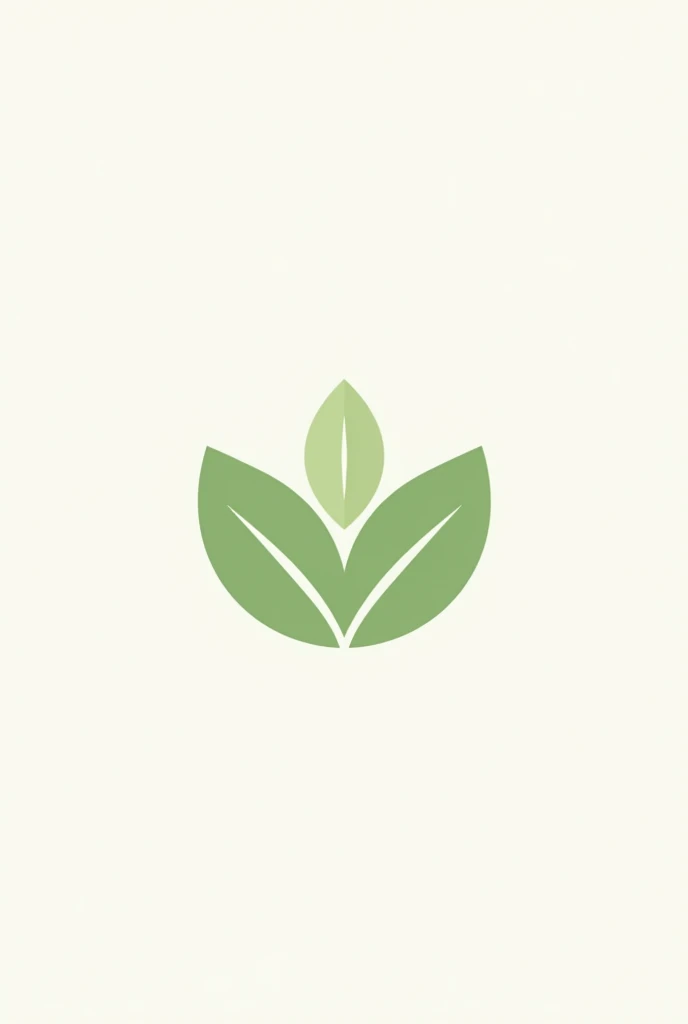 Eco-friendly 2D white background logo
