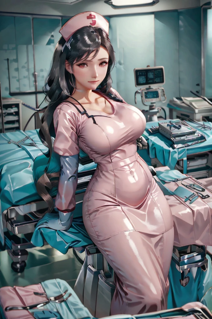 nurse uniform,hospital, latex nurse suit,nurses,busty,elbow gloves,labcoat,black hair woman,pink eyes , gigantic ,medical instruments,asian nurse,two nurses,speculum,examination room,oversize ,big ass ,strap on, lay on table ,legs spreaded,giving birth,gyno chair , dentist,Milf,latex,pink uniform,oversize breasts