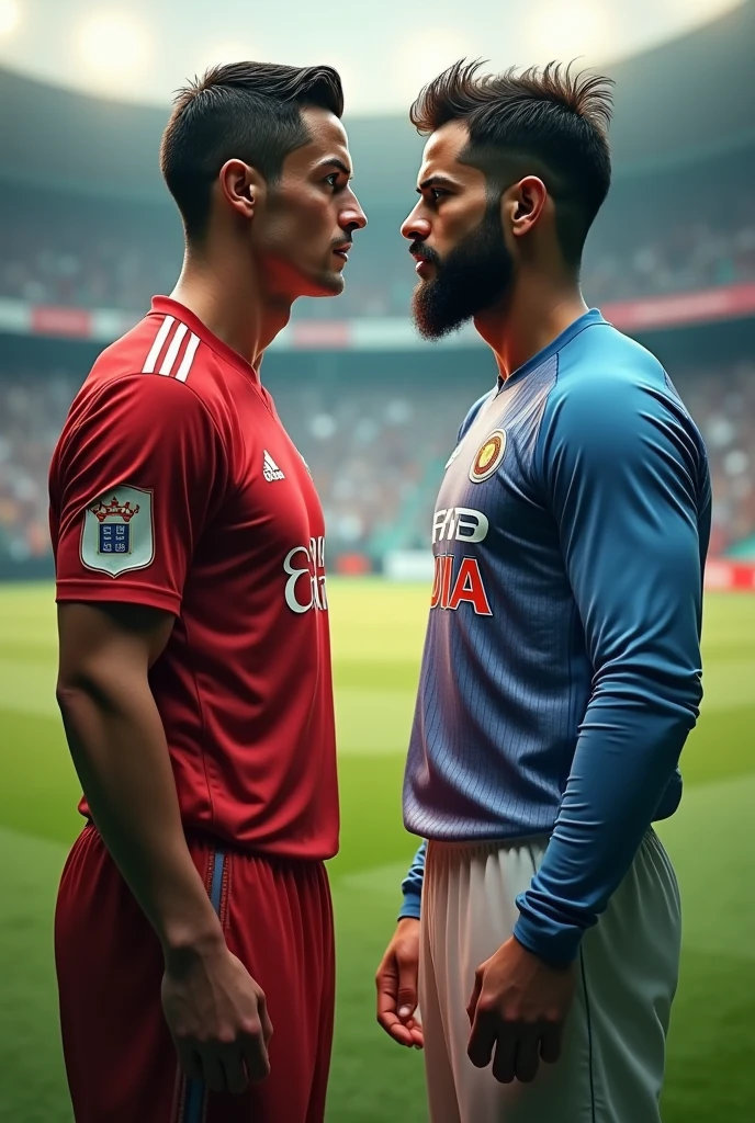 Ronaldo and virat together