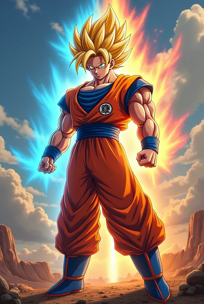 Create an image of a live action Dragon Ball Z