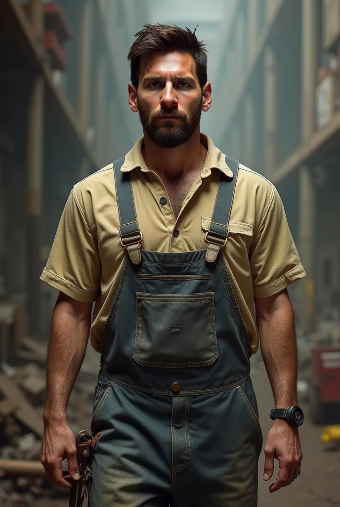 Messi as a worker