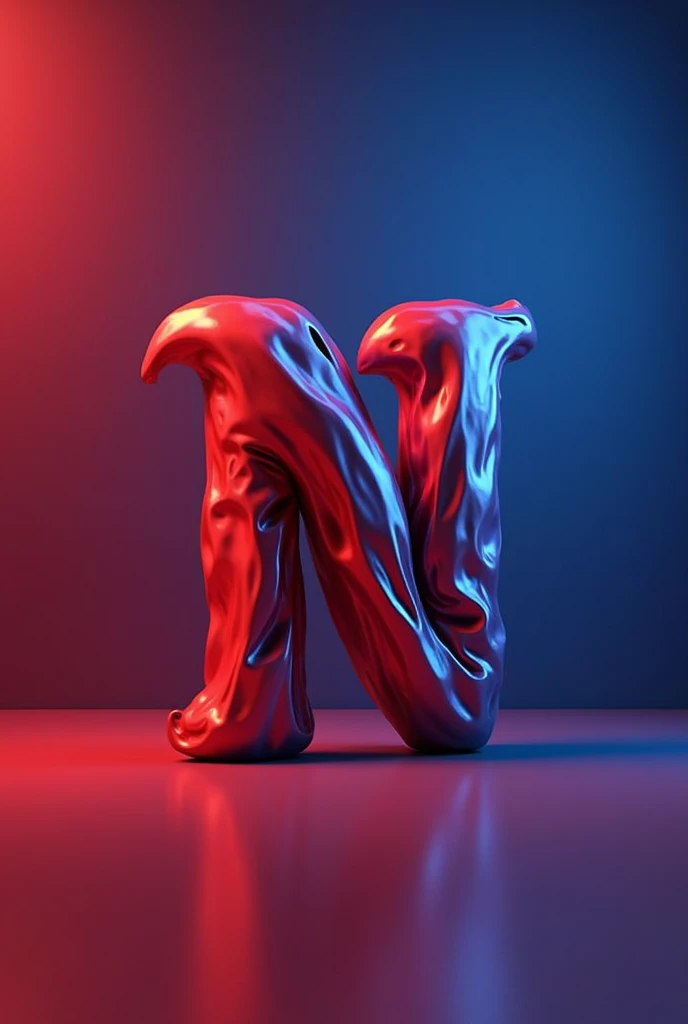 (R N REDDY ) love logo 3D red blue looking beautiful