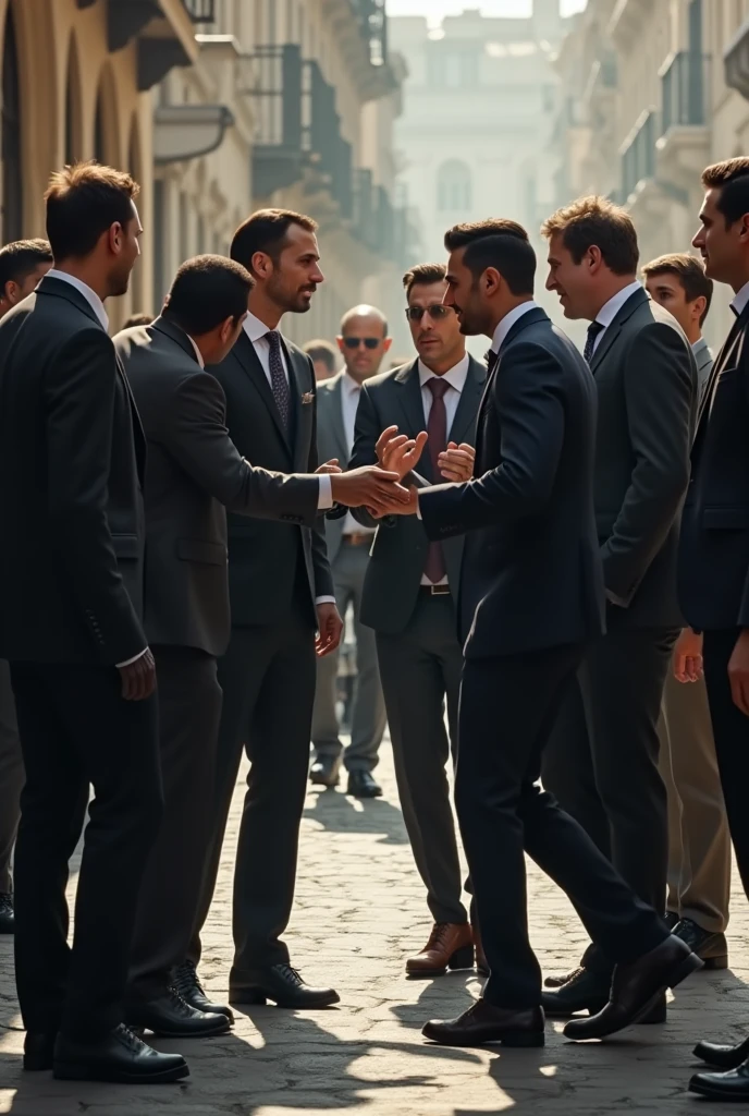 people being harassed by other people who are better dressed