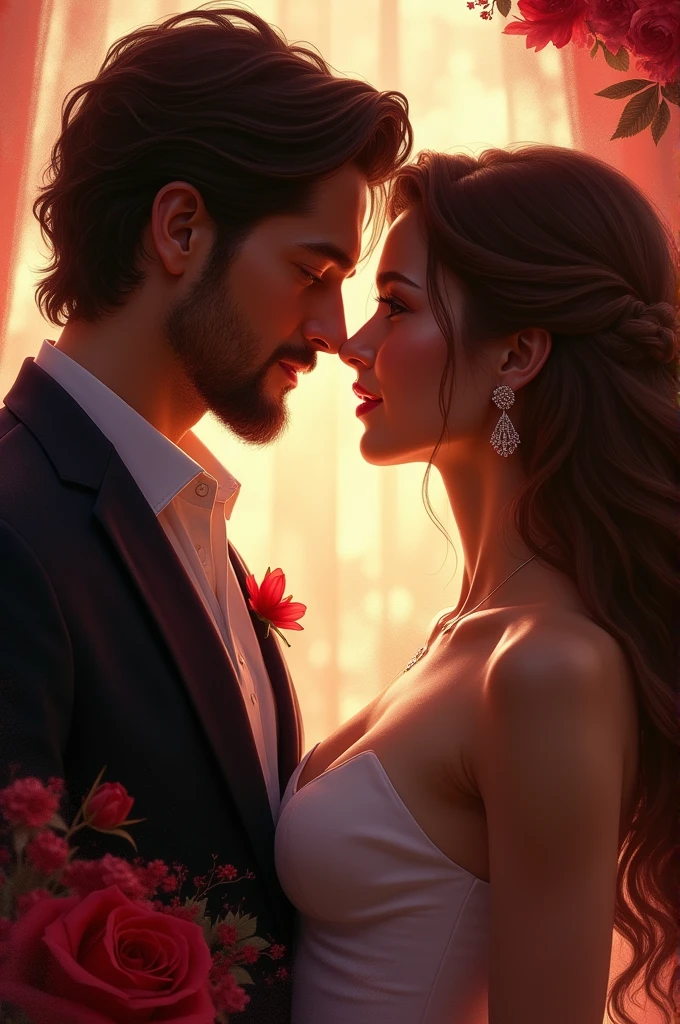 Create a soap opera cover, with the title: "My love"
