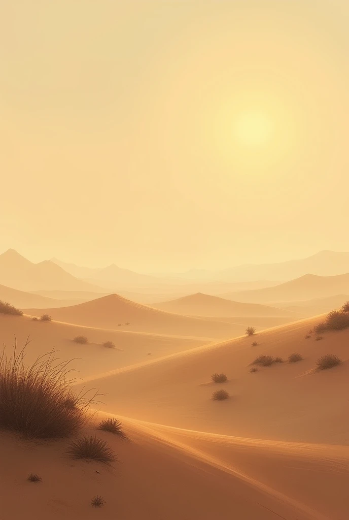 make another example of atmospheric perspective of desert biome