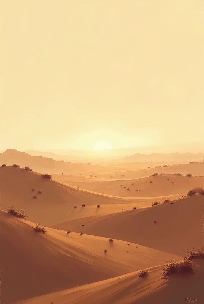 make another example of atmospheric perspective of desert biome