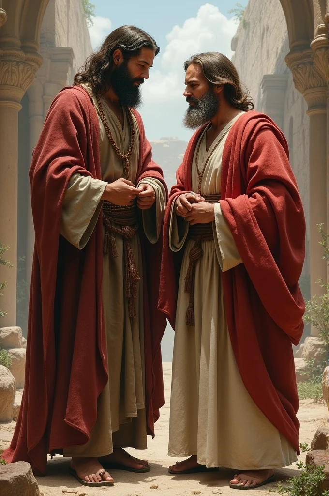 Make me a picture about Saul and Barnabas 