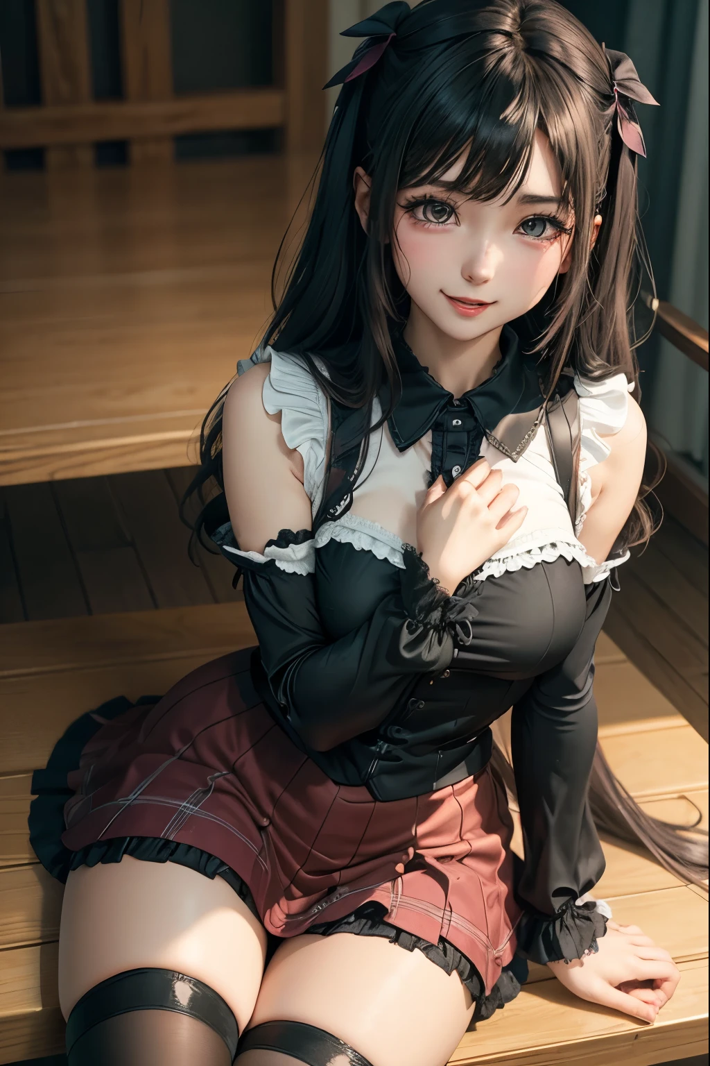 high school girlブレザー、high school girl、Red checked skirt、JK Style、Jacket、smile、garter、Knee socks、Panty stocking、Otherworldly beauty、Really cute、boredom、Extraordinary beauty、Dark black eyeshadow、sorrow、Good skin radiance、Long Hair Straight Hair、Dark Gothic Makeup、暗いsmile、Beautiful woman、Stained Glass Background、On the table、Highest quality、5 reference books、Sweat glistens on my chest、Sweat glistens on my face、Thigh sweat、sweating、Black frill East size Regular size、Dark pink hair、2、Sweat on your thighs、Sweat a lot and become sticky。、My thighs are sticky and shiny、Sweating on thighs and chest、Small breasts、Slightly slim、Sweating all over the body、Ah, I play the synthesizer.、sit and play an instrument、Thin legs、Two people、Lesbian couple、hug、私の女友達はReally cute顔をしている、My female friend has a very beautiful face.、Do lesbian play、Super straight hair、Extremely fair skin、Synthesizer playing、Sexy expression、sit at a synthesizer、The expression of someone who is trying to hold back from masturbating、Panting expression、Ecstatic expression、Synthesizer operation、